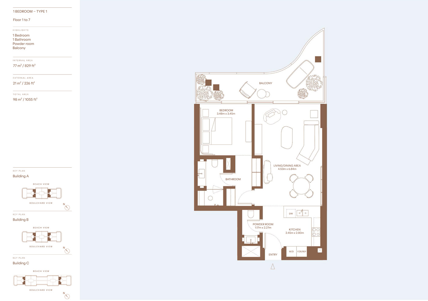 1 Bedroom